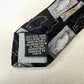Men’s 100% Silk Winnie The Pooh Black Dress Tie Made In Italy
