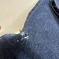 Frame Le Skinny De Jeanne Jeans 29 Midrise Stretch Denim Blue Split Hem *Hole