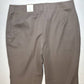 Chicos Caba Slim Leg Pants Sz 2 Short (US 12/Large) Taupe Brown Neutral Zip NEW