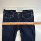 Abercrombie Fitch Skinny Jeans Womens 26/2 Lowrise Stretch Denim Blue Dark Wash