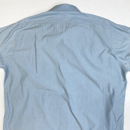 Peter Millar Button Down Shirt Mens Large Striped Long Sleeve 100% Cotton EUC