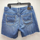 BKE Buckle Seth Cut Off Shorts Mens 36 Denim Blue Jean Short Distress Light Wash