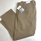 Maurices Smart Capri Pants Womens 9/10 Midrise Tan Brown Neutral Cropped NWT