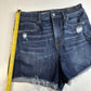 American Eagle Super Hi-Rise Shortie 8 Next Level Stretch Denim Jean Distressed