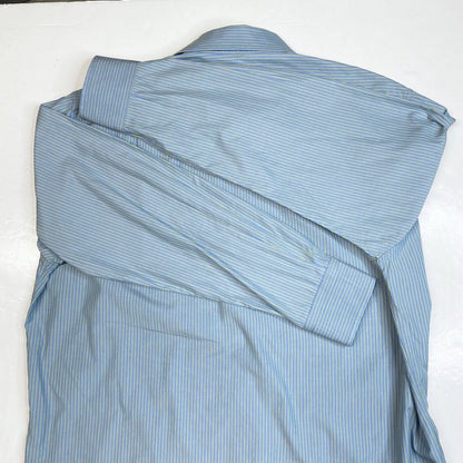 Peter Millar Button Down Shirt Mens Large Striped Long Sleeve 100% Cotton EUC