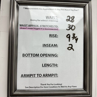 American Eagle Hi-Rise Shortie 6 Next Level Stretch Denim Jean Blue/White Stripe