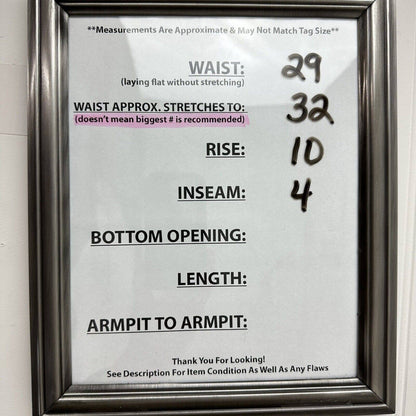 American Eagle Hi-Rise Shortie 8 Next Level Stretch Denim Jean Distressed EUC