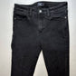 Abercrombie Fitch Midrise Super Skinny Jeans 28/6 Stretch Black Denim Ankle