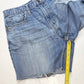 BKE Buckle Seth Cut Off Shorts Mens 36 Denim Blue Jean Short Distress Light Wash